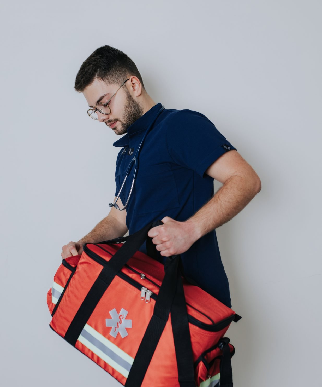 SET BAIETI SCRUB medical Albastru