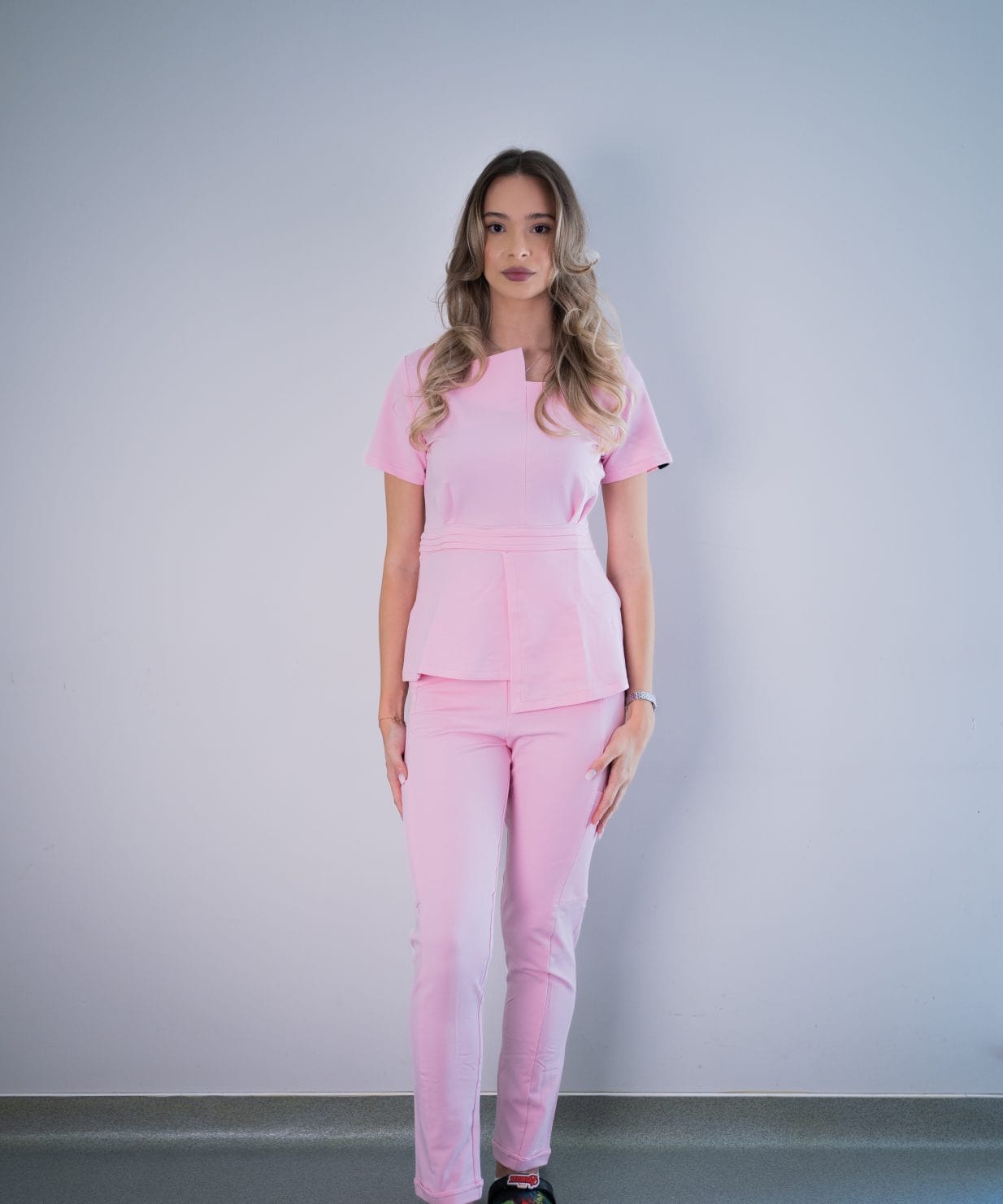 SET SCRUB medical baby pink