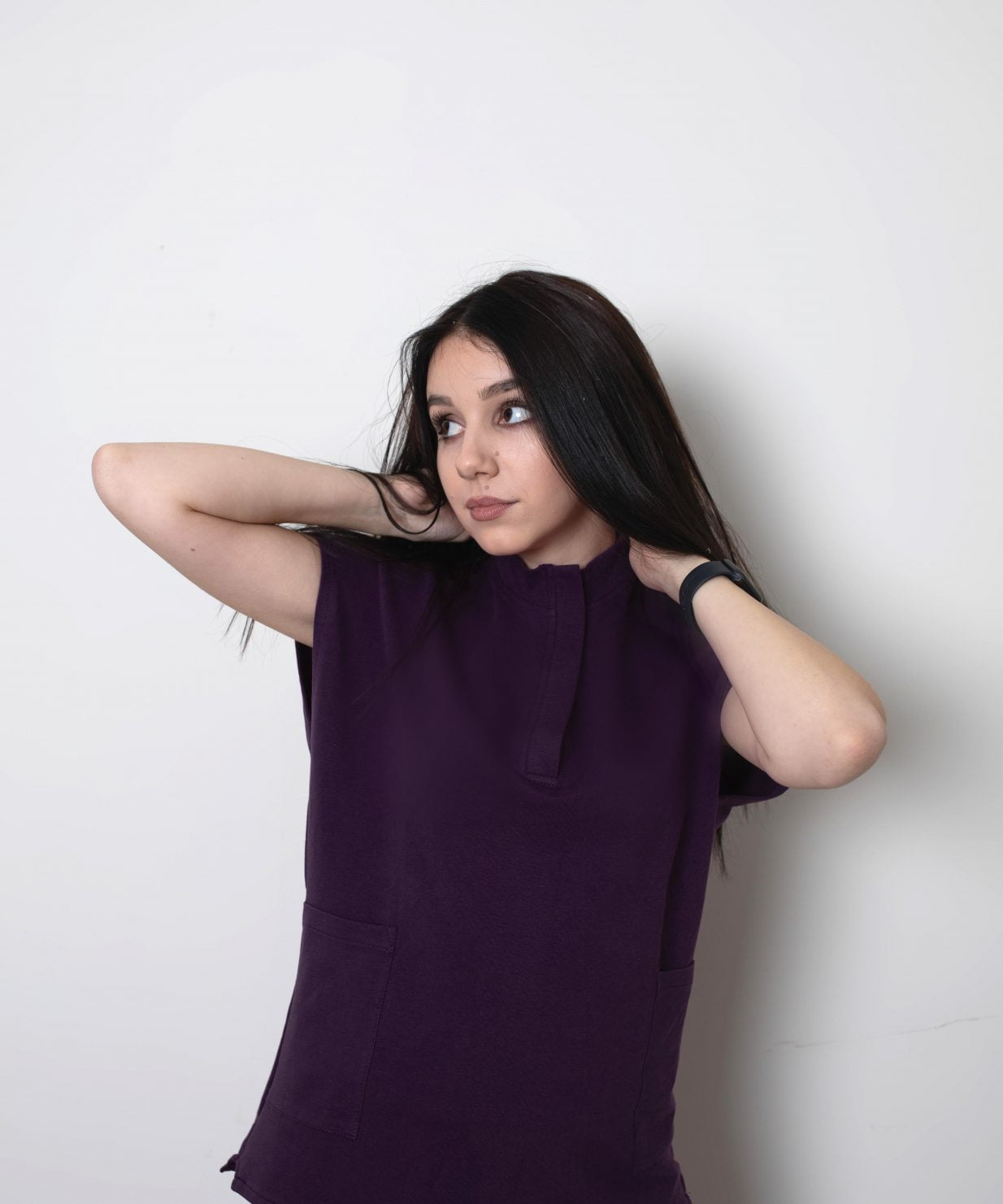 scrub medical violet costum medical femei uniforma spital5 scrub medical violet costum medical femei uniforma spital5