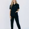 set scrub medical albastru navy costum medical femei18 set scrub medical albastru navy costum medical femei18