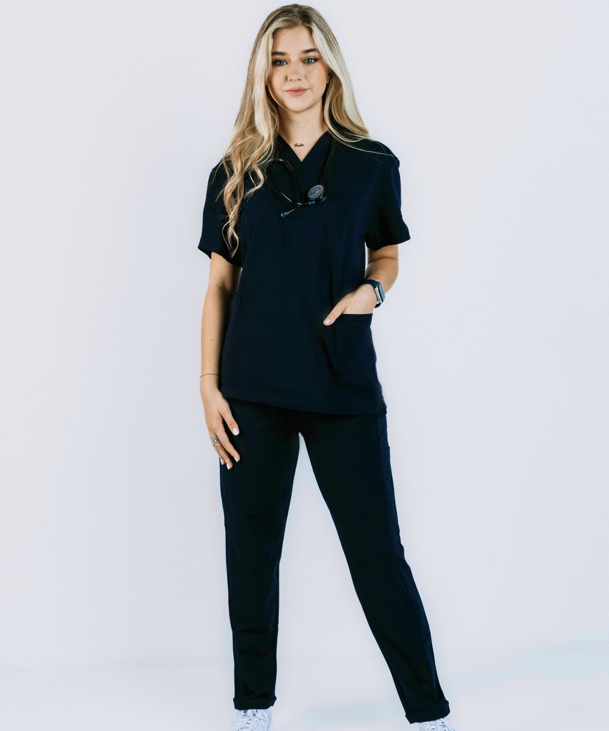 SET SCRUB Medical Albastru Navy