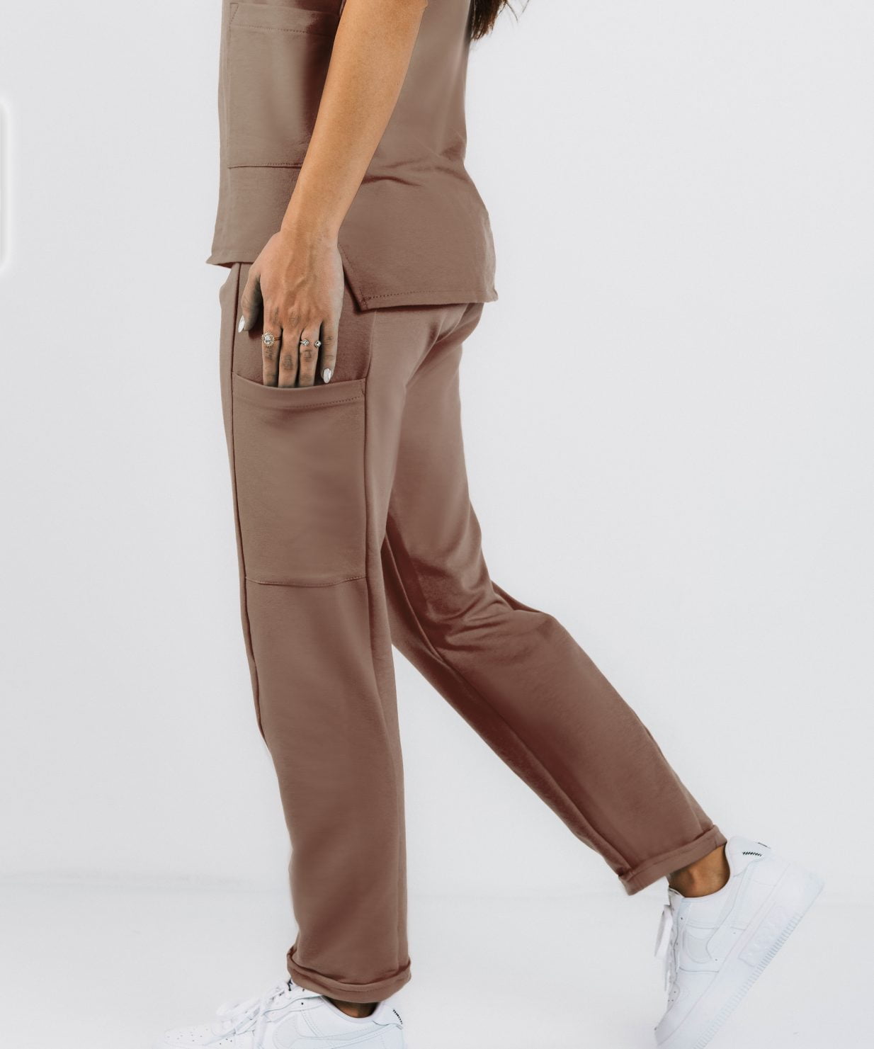 scrub medical capucino bumbac costum medical femei capucino9