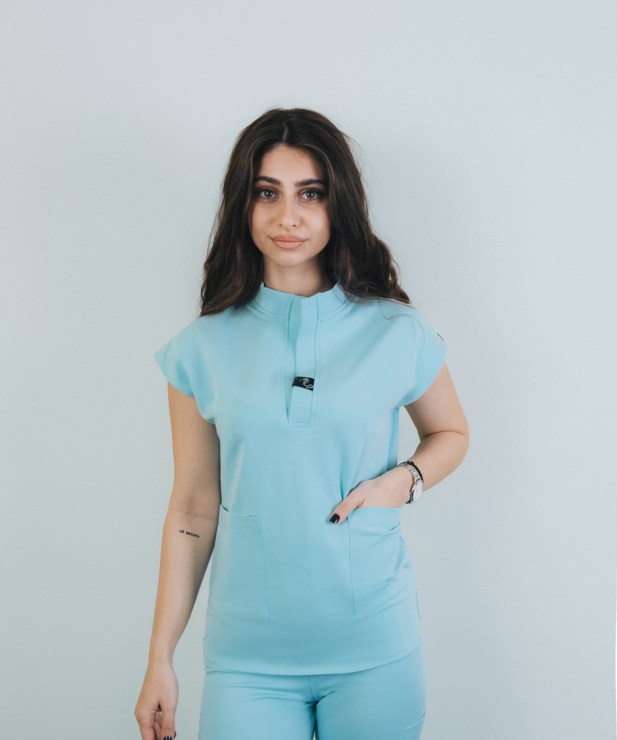 SCRUB MEDICAL Aqua albastru costum medical aqua10 SCRUB MEDICAL Aqua albastru costum medical aqua10