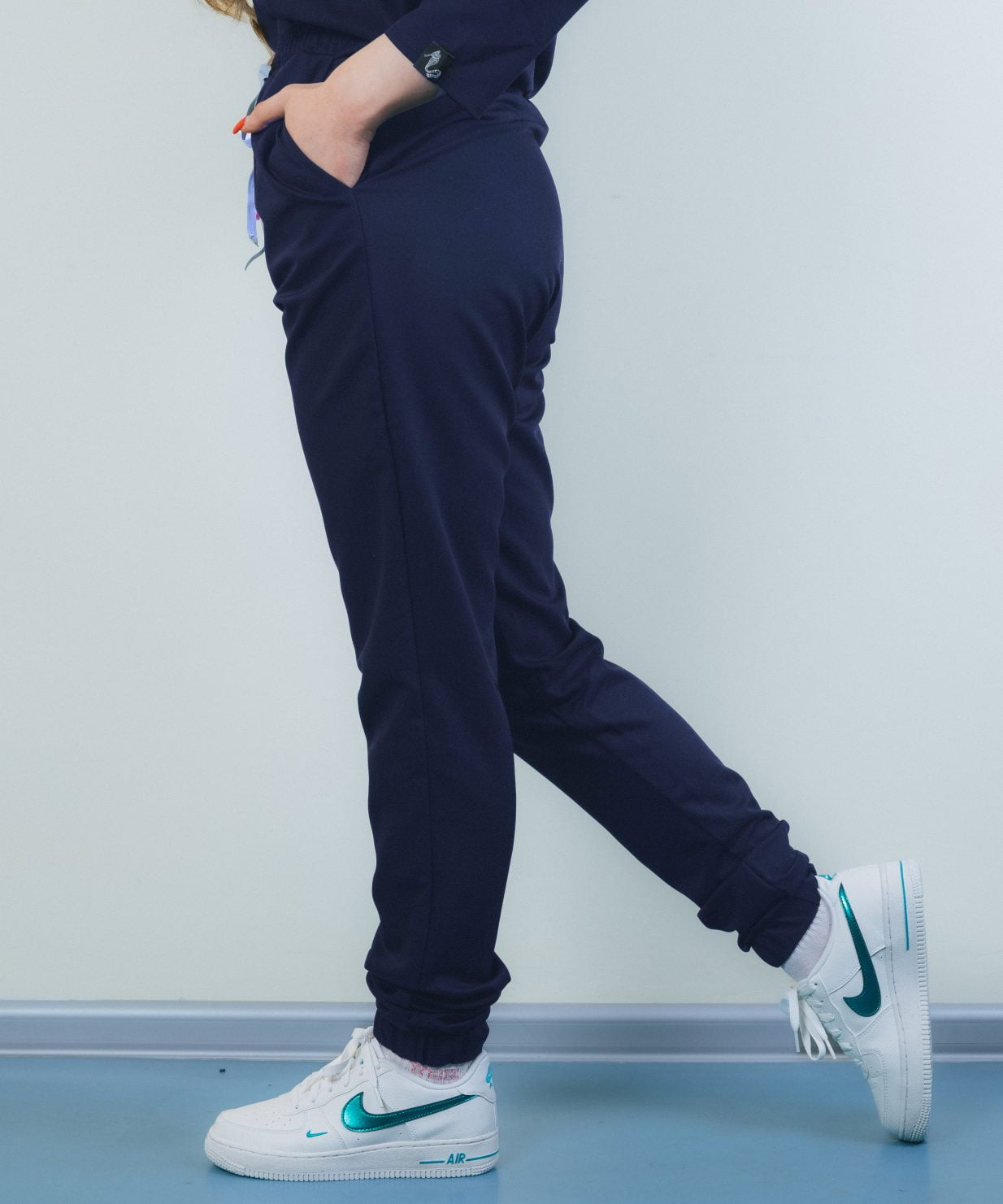 Costum medical femei albastru navy6