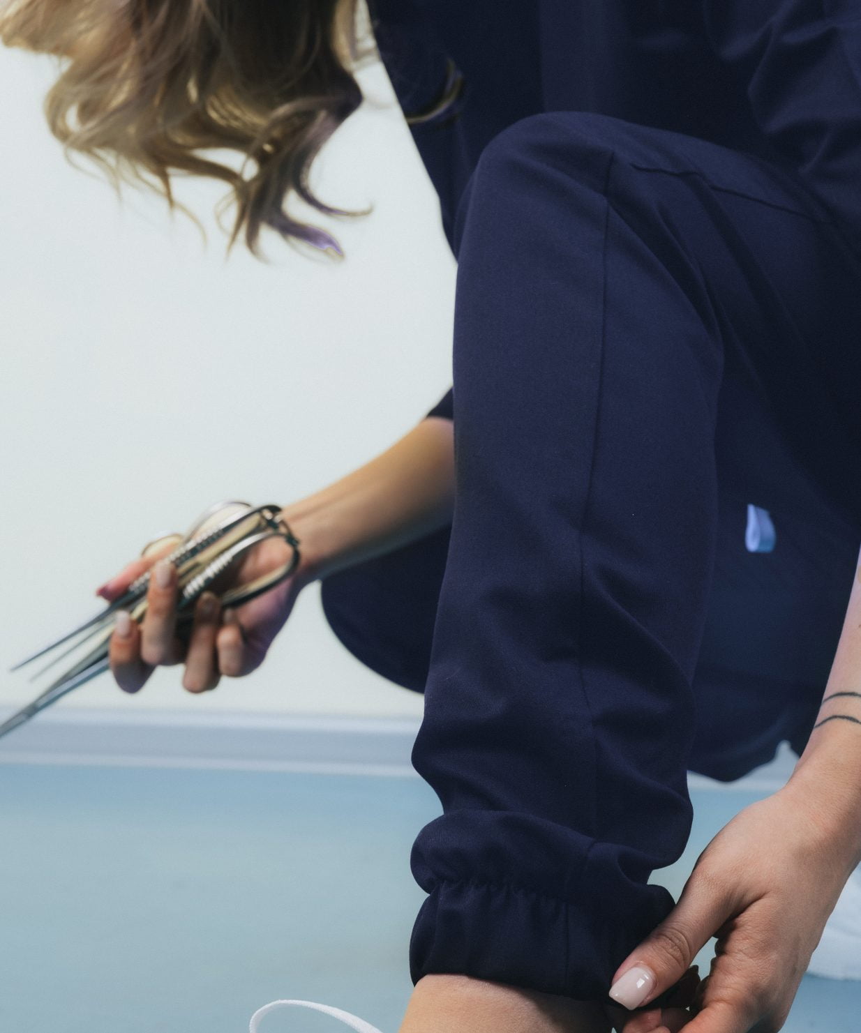 Costum medical femei albastru navy8