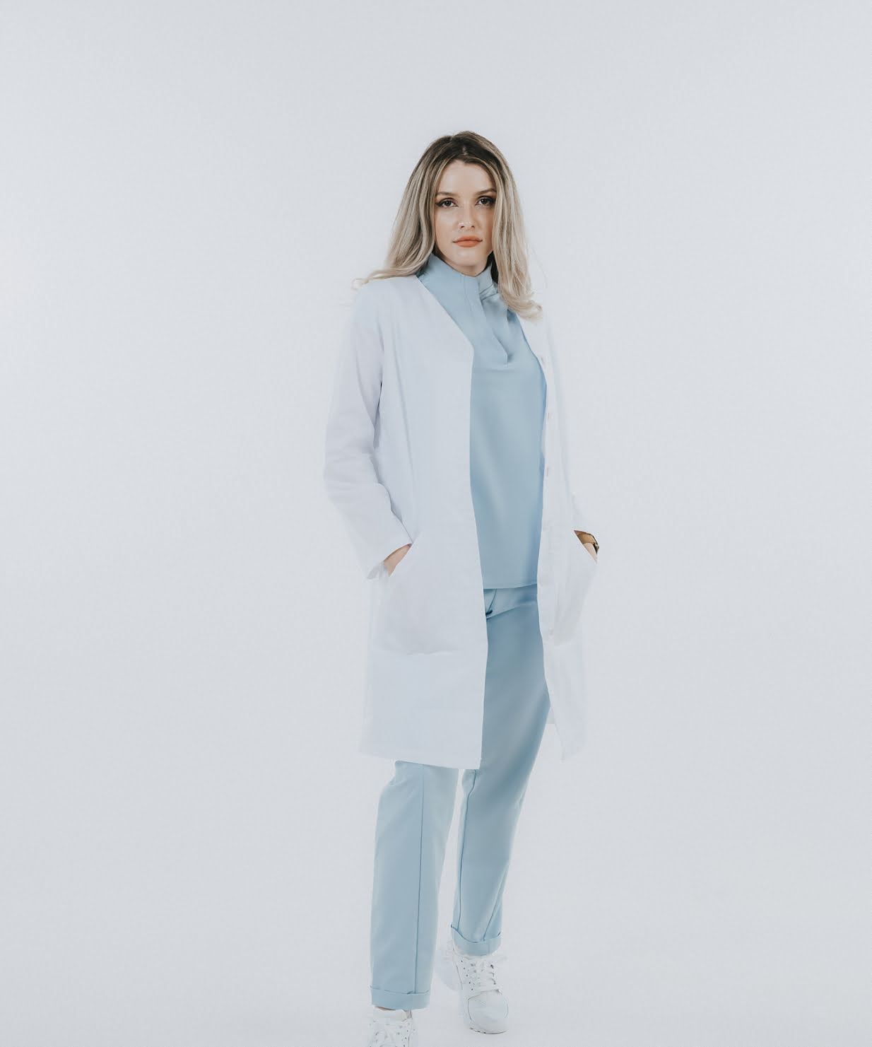 halat medical alb medic doctor farmacist dentist617