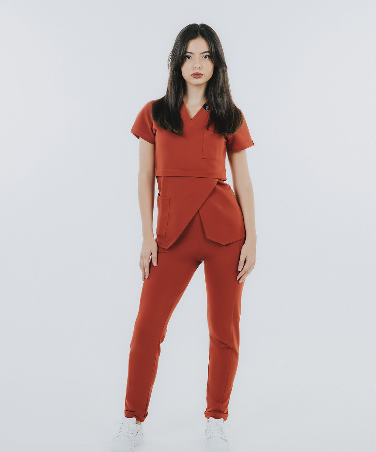 scrub medical copper uniforma medicala bumbac copper122