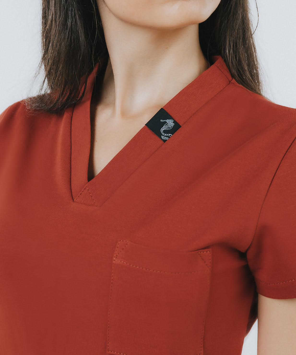 scrub medical copper uniforma medicala bumbac copper526