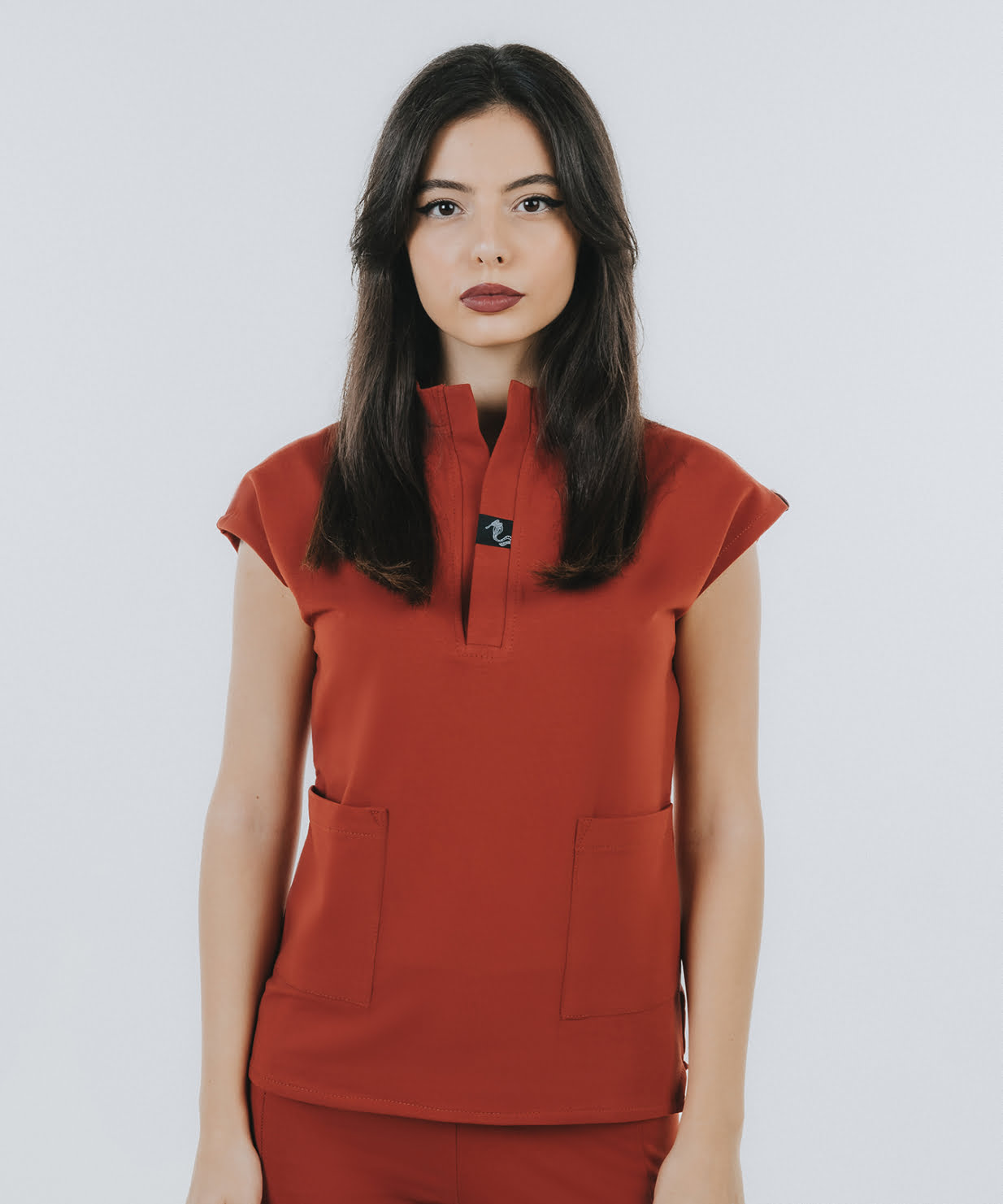 scrub medical copper uniforma medicala bumbac copper627