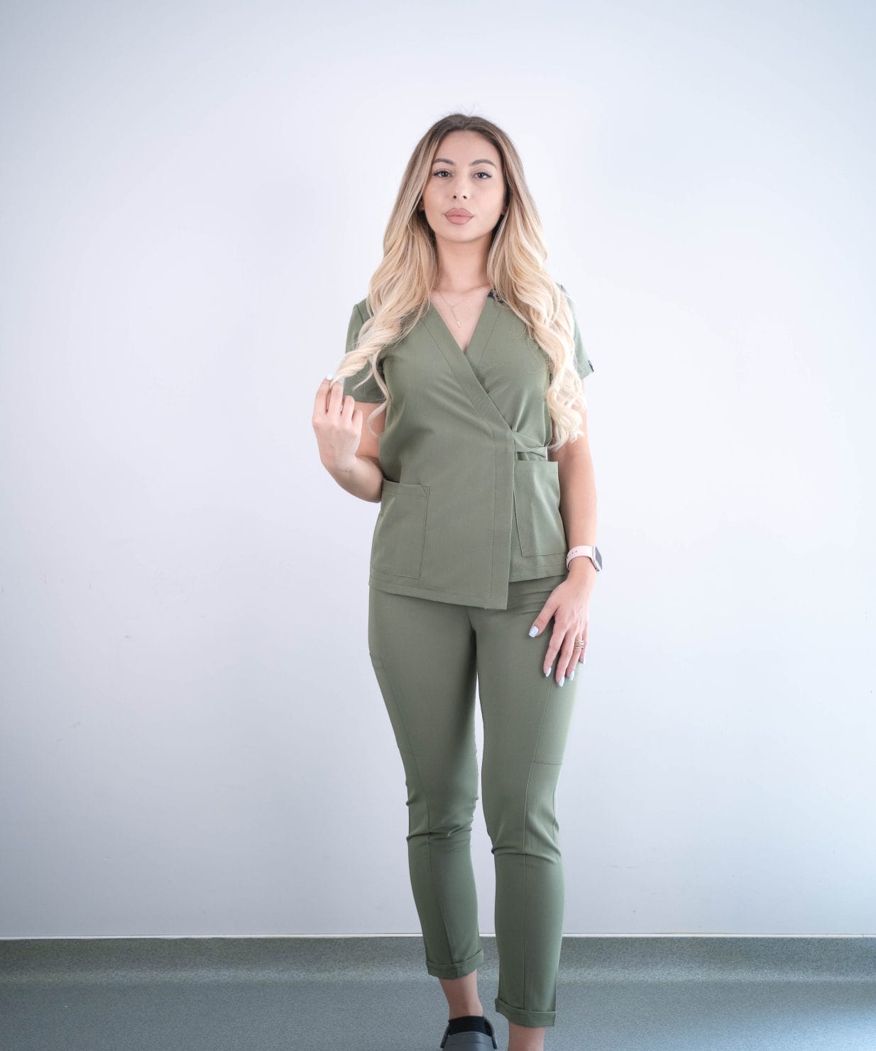 Set Costum Medical Olive