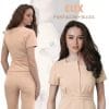 Set scrub medical peach elix