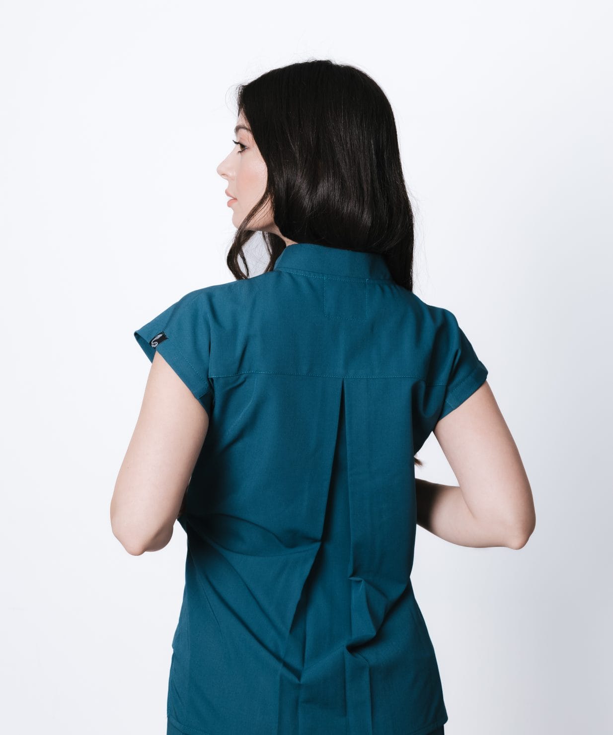 costum medical teal uniforma medicala vascoza 10