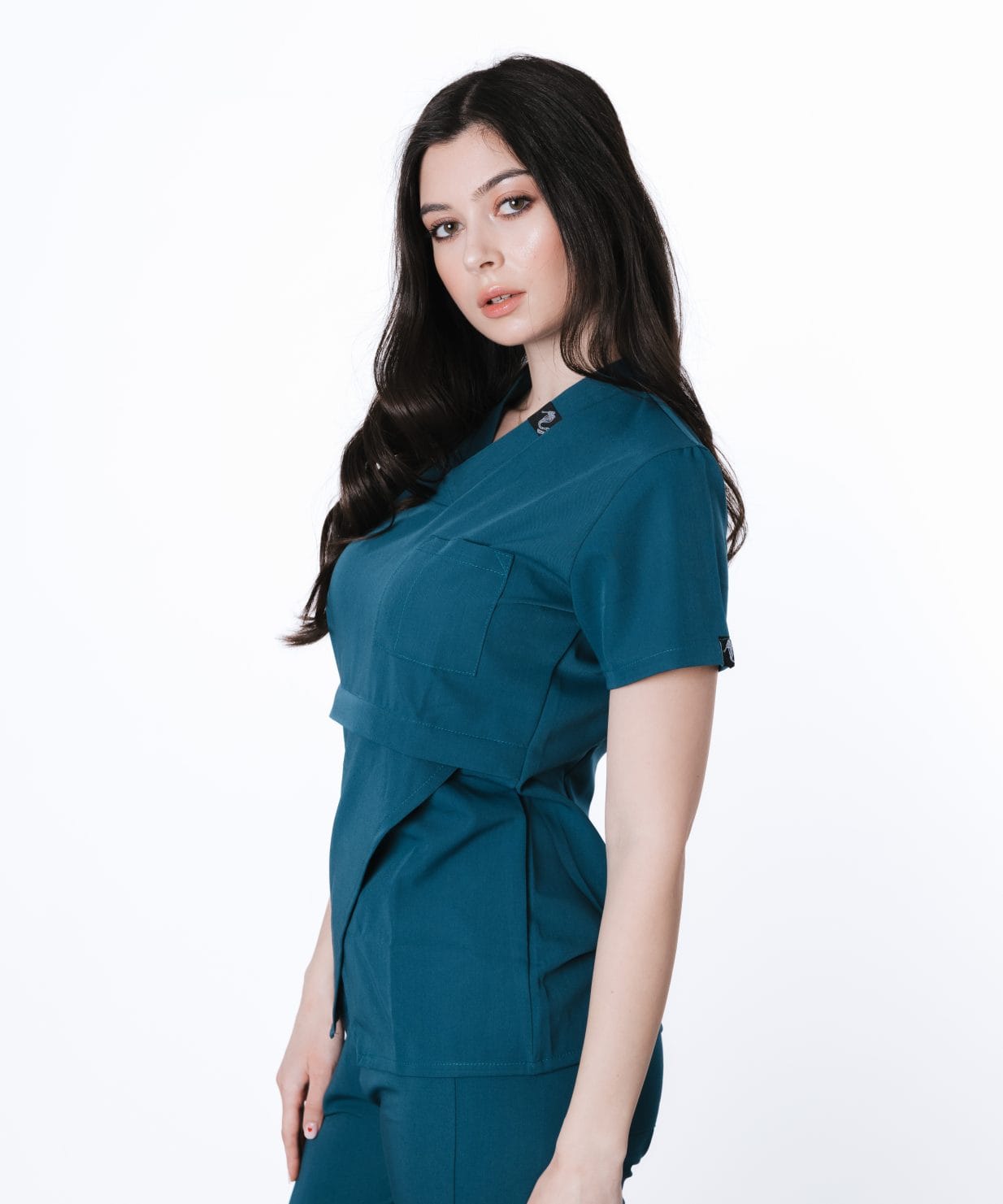 costum medical teal uniforma medicala vascoza 5