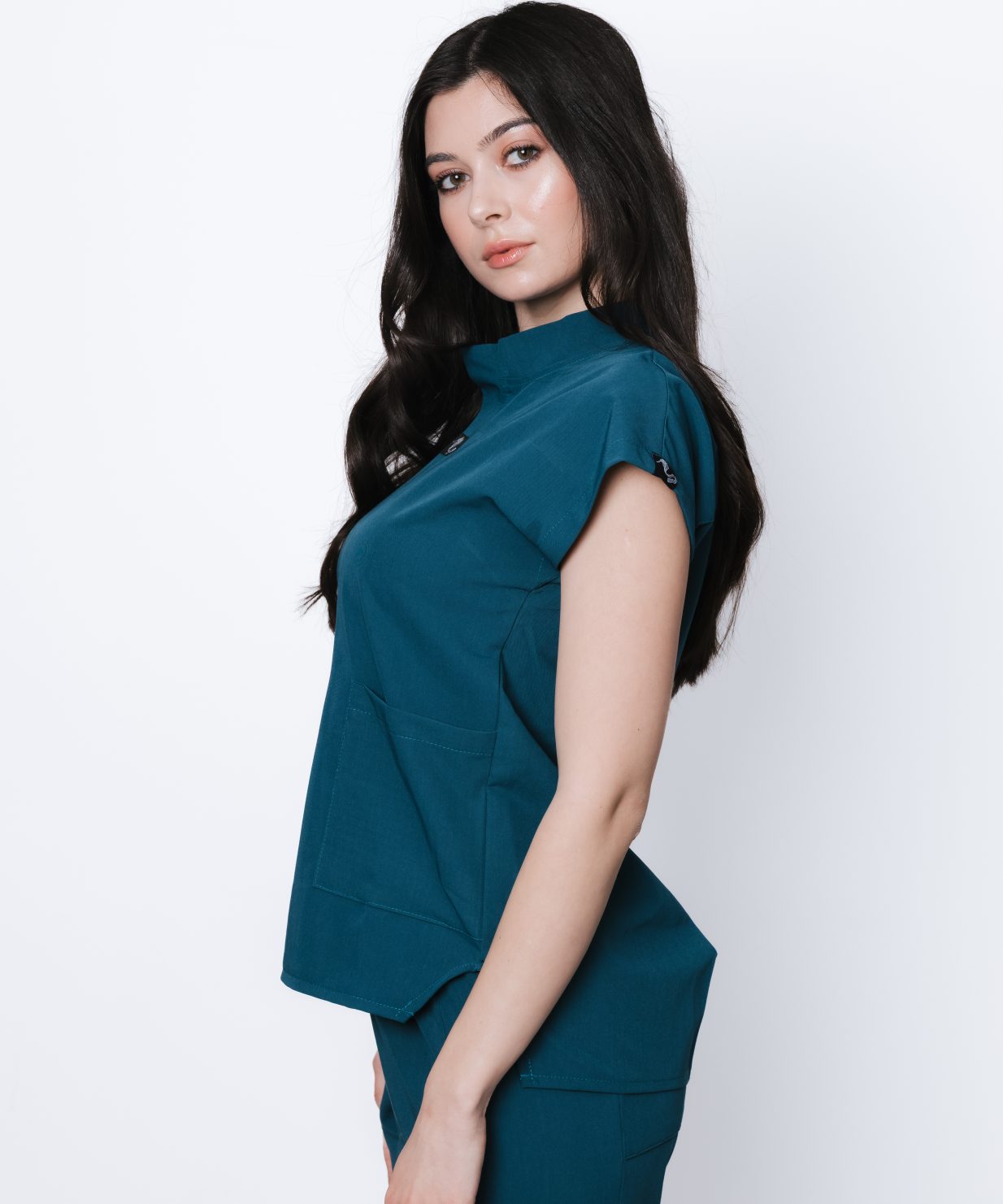 costum medical teal uniforma medicala vascoza 8