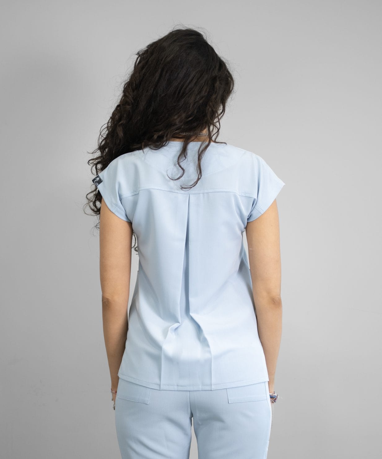 scrub medical Ice blue uniforma medicala bleo femei 3 scrub medical Ice blue uniforma medicala bleo femei 3