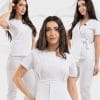 coperta costum medical alb vascoza