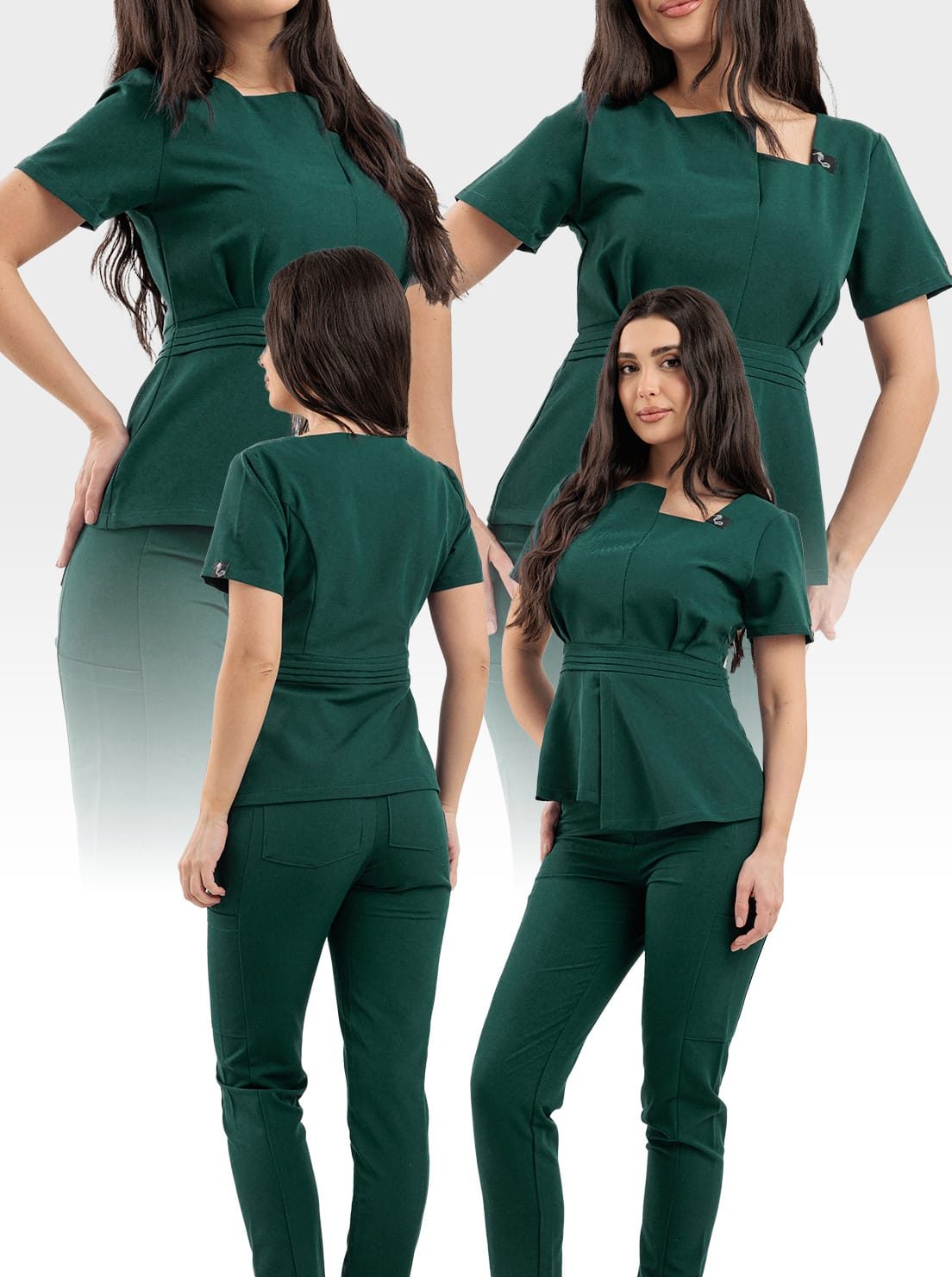 costum medical forest green elix