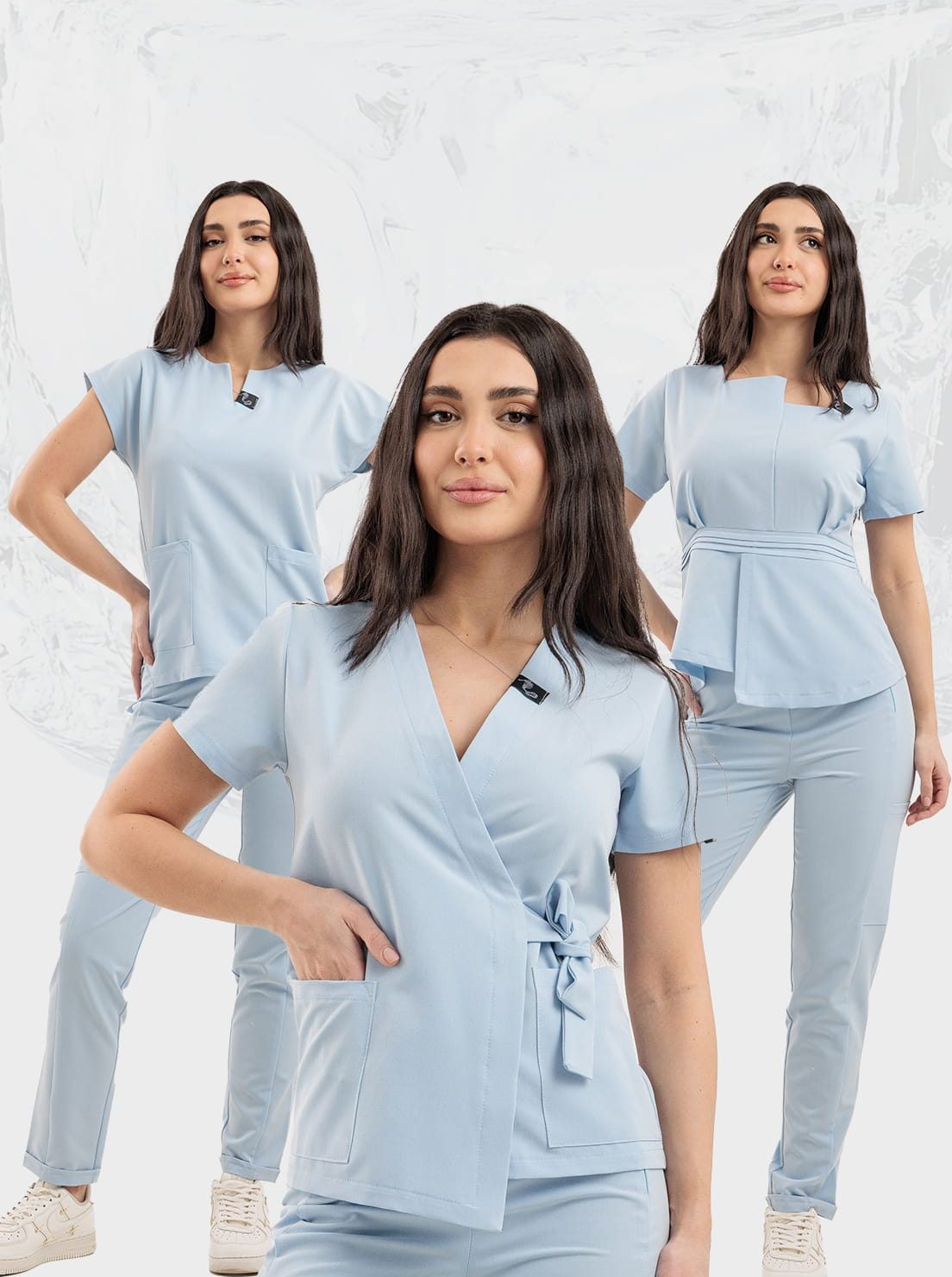Set Costum Medical Ice Blue
