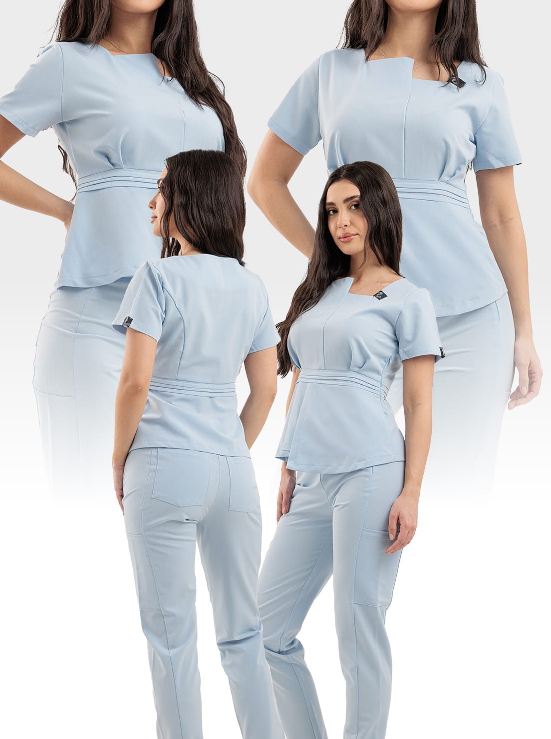 costum medical elix ice blue