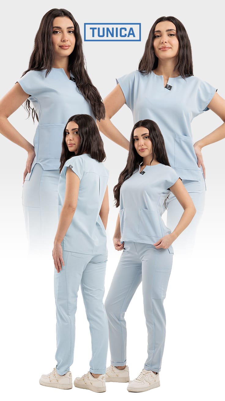 Alternative view of Set Costum Medical Ice Blue