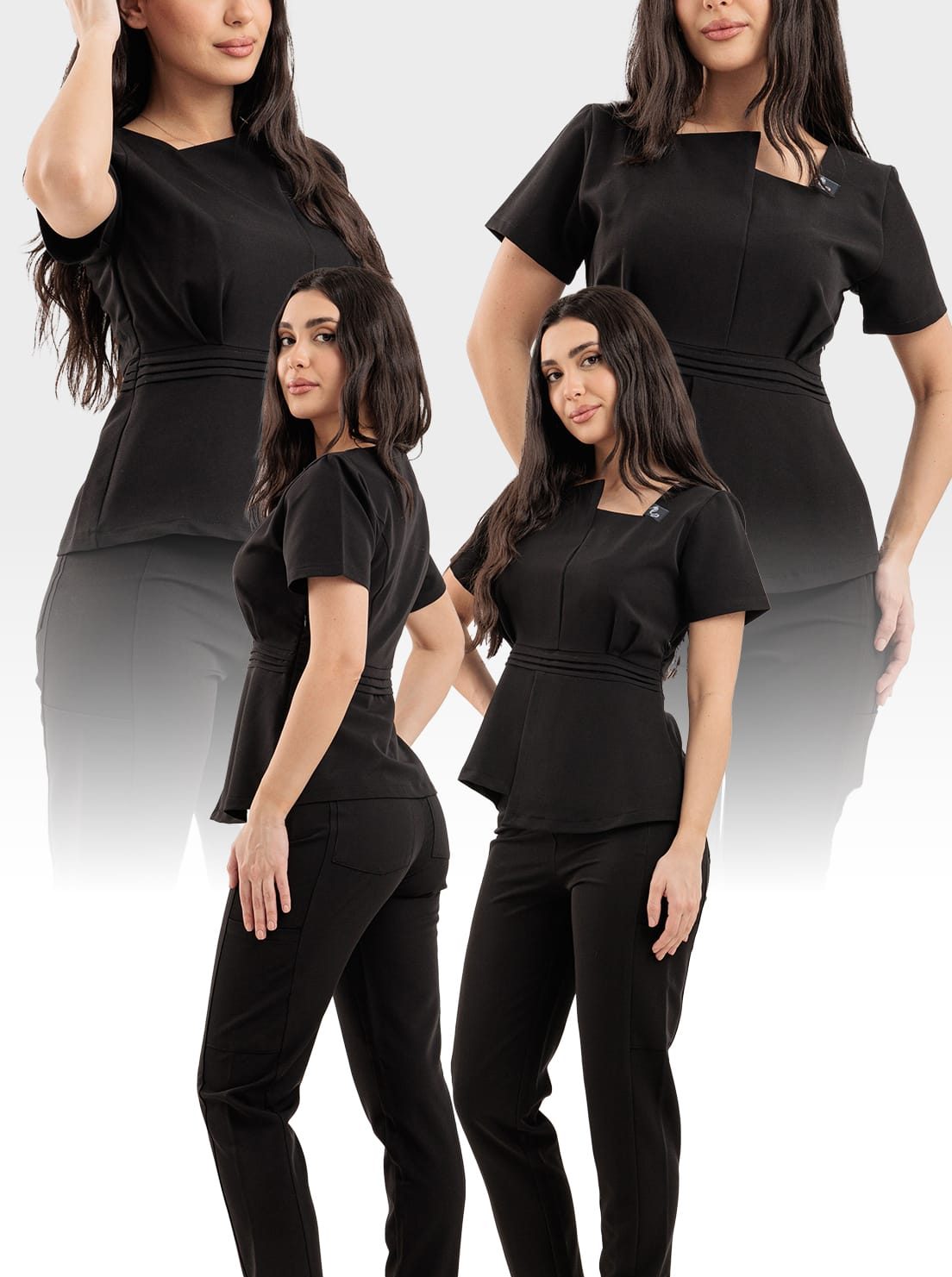 costum medical elix negru