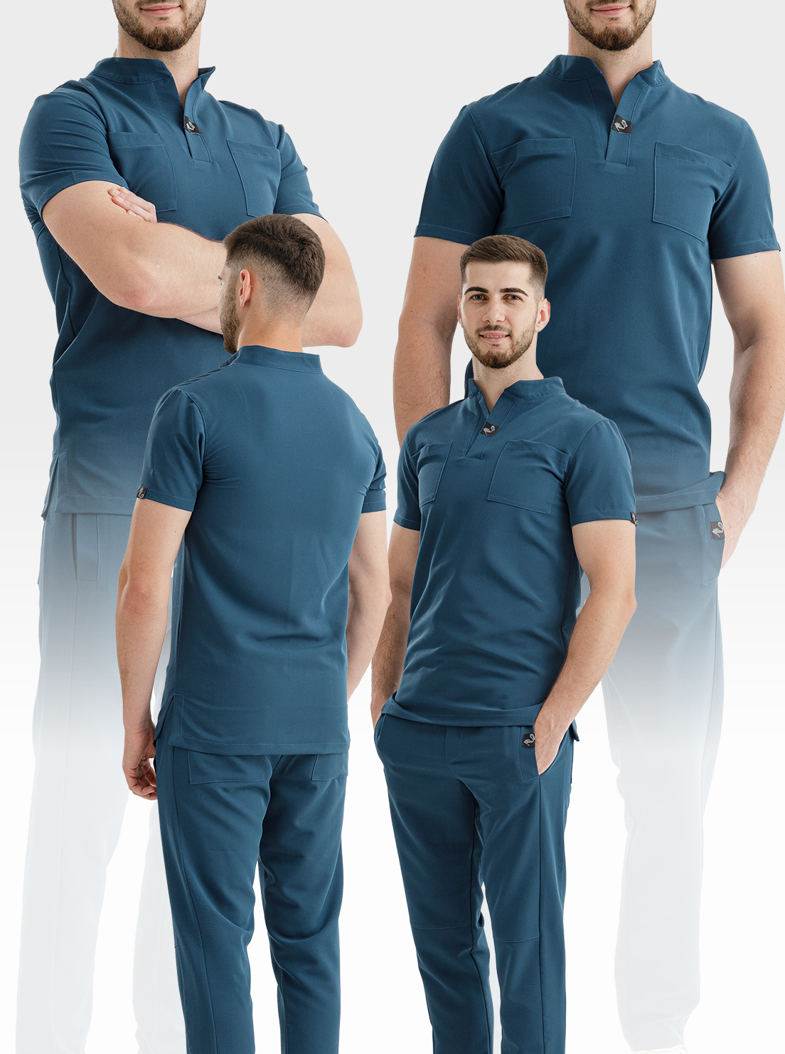 SET Costum medical Teal Barbati