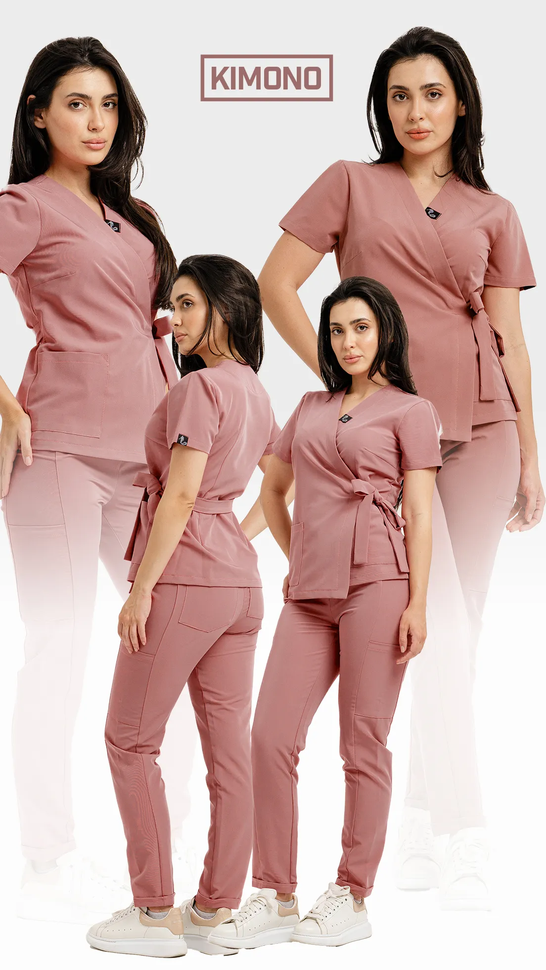 bluza medicala Kimono