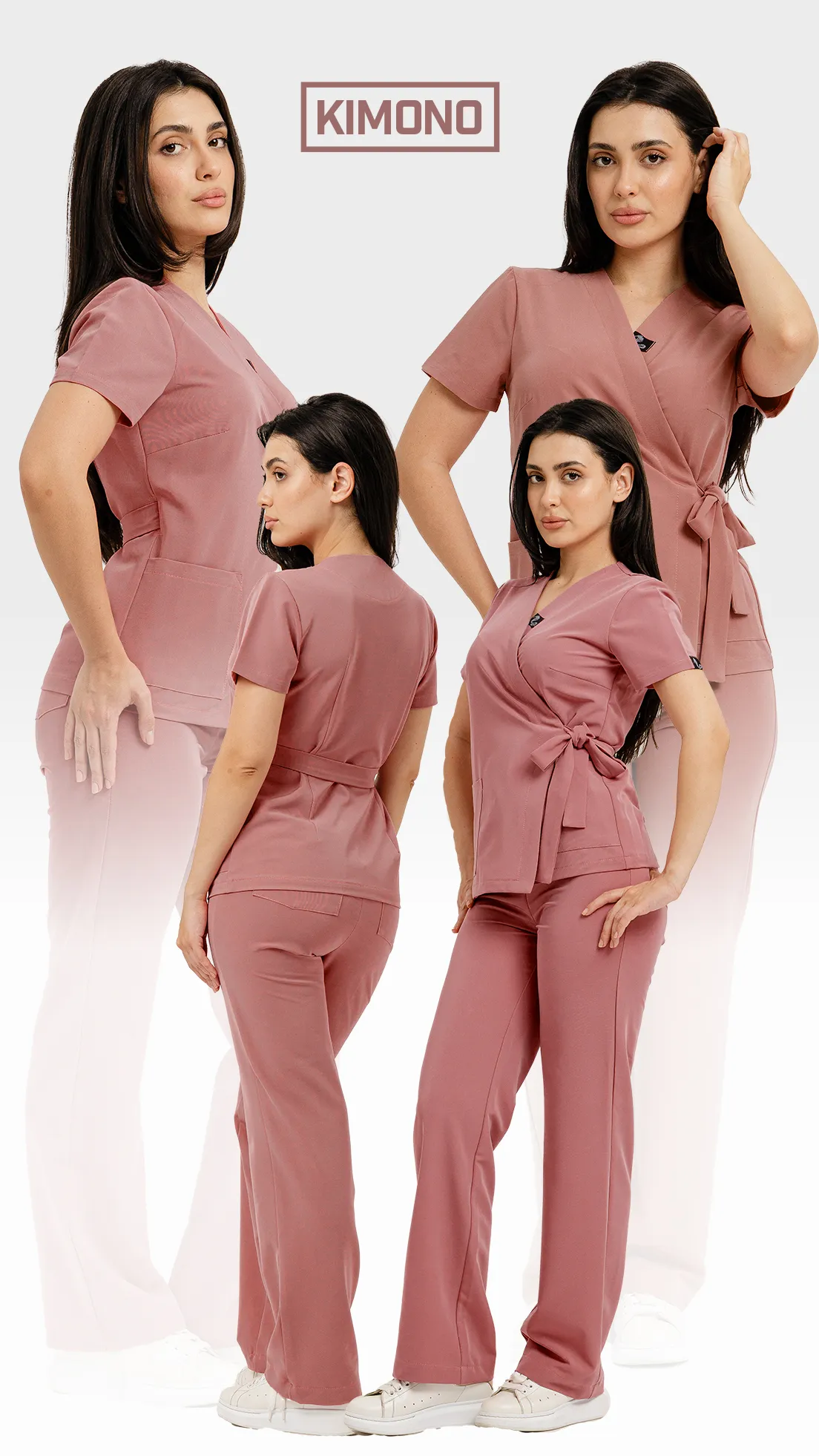 set medical Kimono plus Flares, costum vascoza