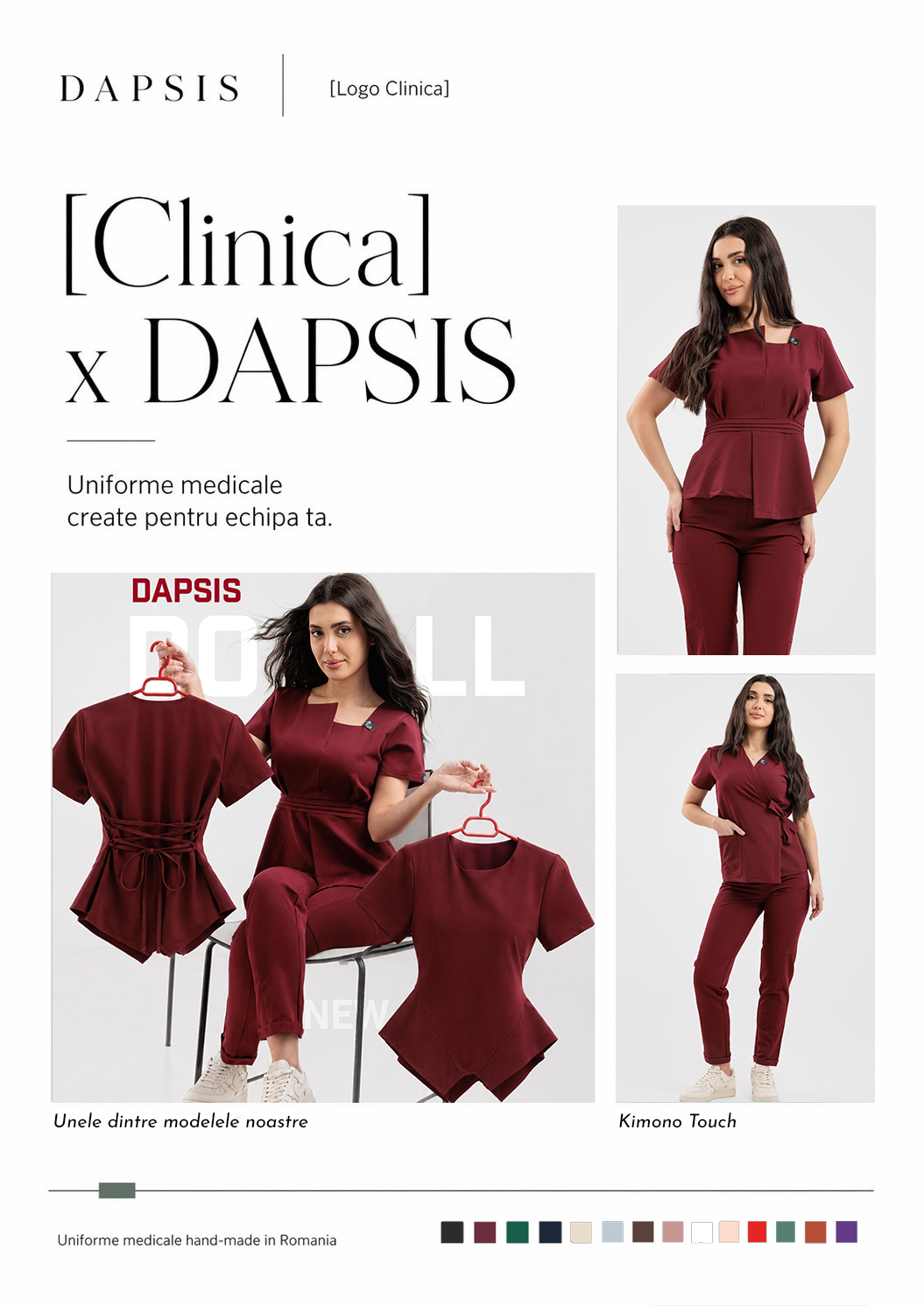 Brosura Dapsis pentru clinici, coperta