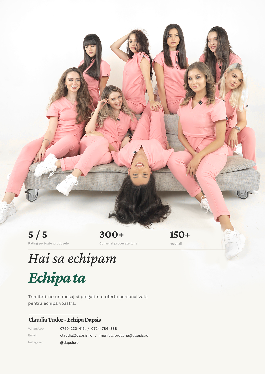 Contact Dapsis - hai sa echipam echipa ta