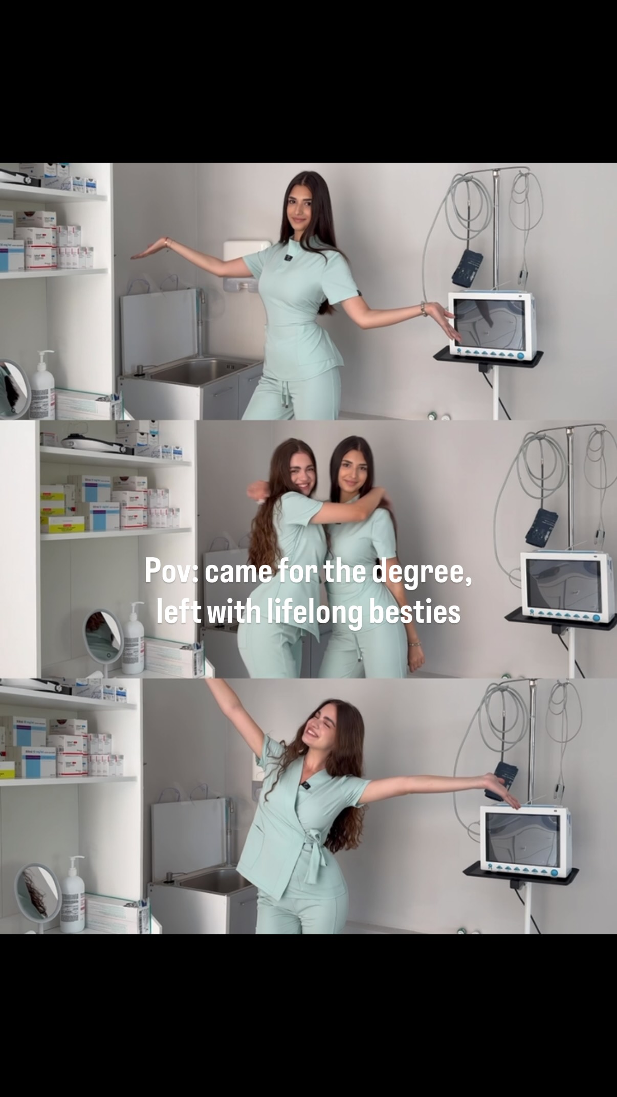 ❤️‍🩹🫰🏼 #besties #medicine #women #healthcare